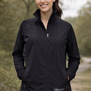 Marmot Black Ski & Snow Jacket Softshell Performance